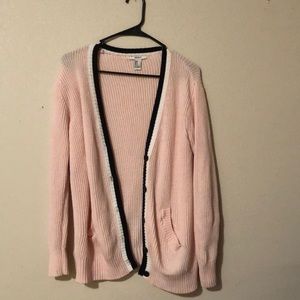 Pink cardigan